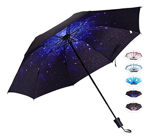 Paraguas De Viaje Compacto J&b Umbrellas Para Mujer, De Vini