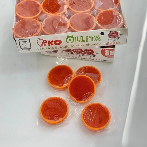 Ollitas Aciditas Sabor Chamoy Dulces Mexicanos 50pz Chica