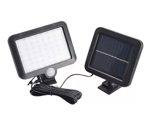 Luz solar exterior con detector de movimiento de 56 leds, luz