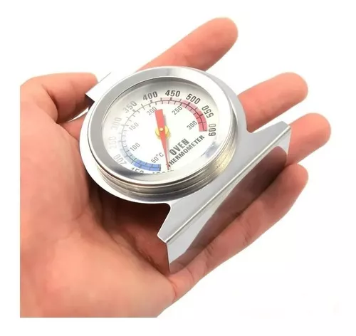 Termometro Para Horno Indicador Temperatura Cocina Acero Color Plateado