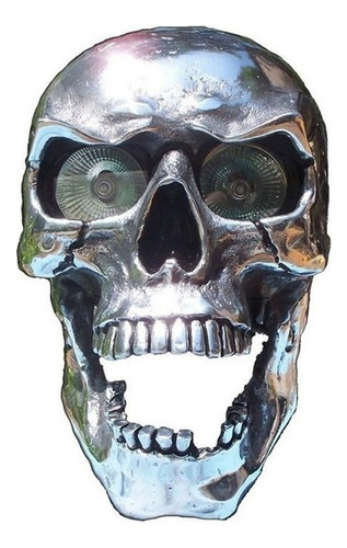 Colgante Decorativo De Calavera Con Faro De Motocicleta