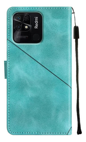 ( Funda Tipo Cartera Con Tapa En Relieve Para Xiaomi Redmi 10c