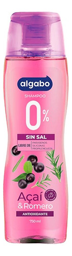 Shampoo Sin Sal Acai Y Romero De Algabo X 750 Ml ( Pack X 2