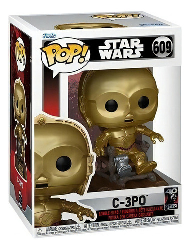 Figura De Accion C-3po 609 Star Wars Funko Pop  