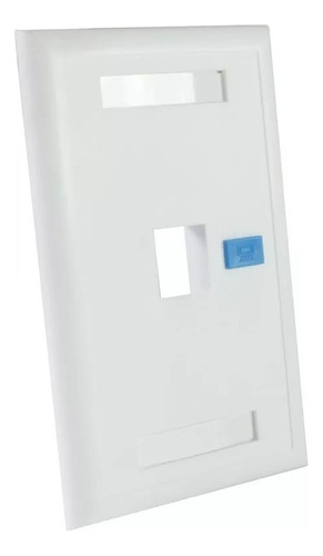 Faceplate Powest Nfps-0004 Blanco 1 Puerto