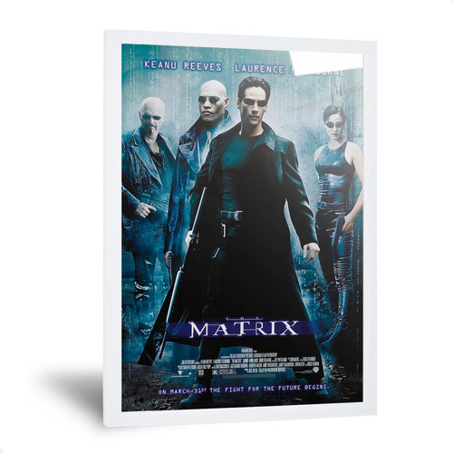 Cuadros Matrix Carteles De Películas Con Marco Vidrio 35x50