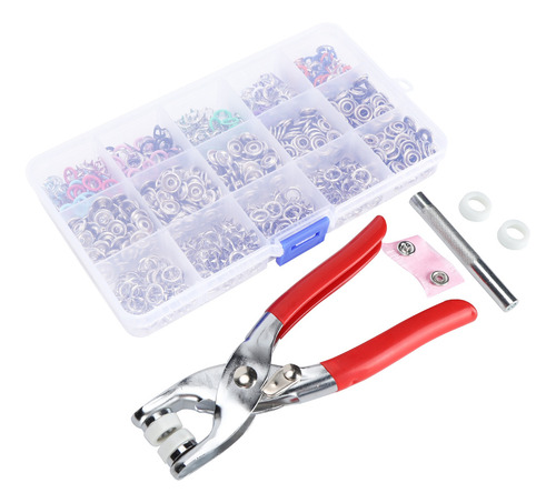 Presione Stud 200 Juegos De Broches Huecos De Metal Con Punt