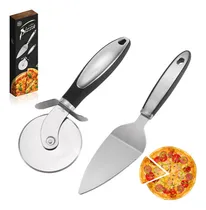 Comprar Juego De 2 Palas Enrollables Para Pizza, Cortador Y Espátula