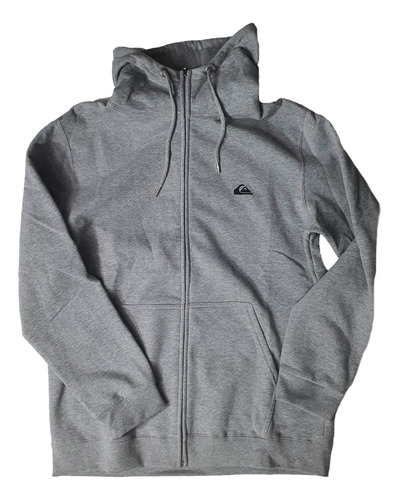 Campera Quiksilver Lifestyle Hombre Stay Ready Gris Mel Cli