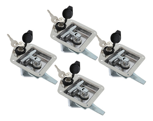 4 Piezas / Rv / Camper Bloqueo Plegable- Acero Inoxidable