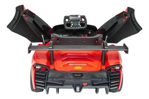 Auto Deportivo Batería 12v Ktm Usb Luz Mp3 R/c Bluetooth Mca