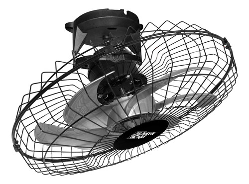 Ventilador de Teto Turbo Orbital 360° 50cm (M1) Bivolt Grade Metálica 6 Pás