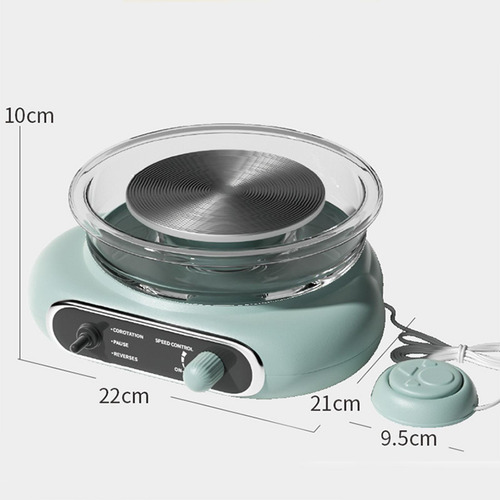 Mini Kit De Torno De Cerámica Con Pétalo De Pie, Verde