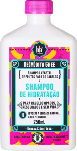 Shampoo Be(M)dita Ghee Hidratação Banana E Aloe Vera 250ml Lola C...