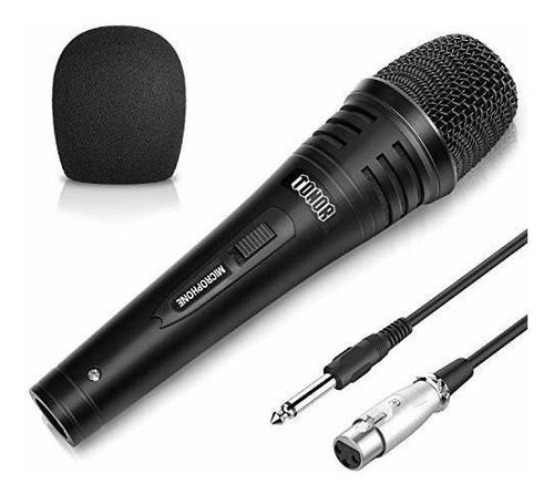 Microfono Dinamico De Karaoke Tonor Para Cantar Con Cable De