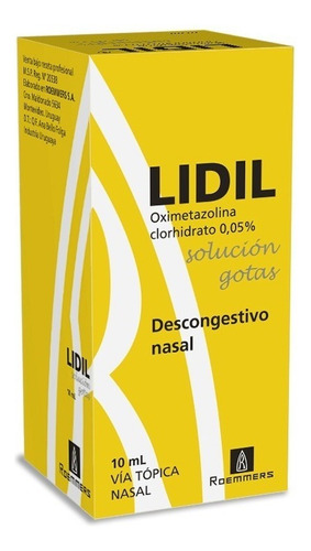Lidil® Gotas 10ml | Descongestivo Nasal