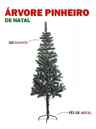 Comprar Árvore De Natal Pinheiro Luxo 1,80 Altura 750 Galhos Em Até 12x