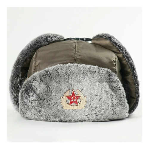 Gorra Rusa Shapka Ushanka (gris, Medical 62)