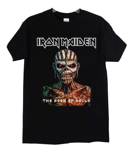 Polera Iron Maiden The Book Of Souls Cover Metal Abominatron