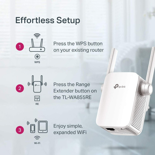 Repetidor Inalambrico Tp-link Expansor 300 Mbp Tl-wa855re