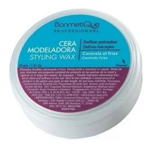 Cera Modeladora Bonmetique X 40 Gr