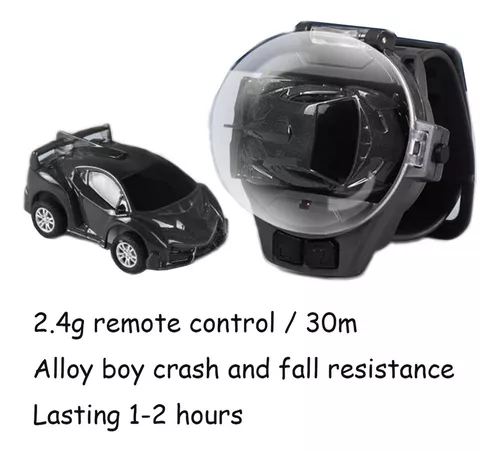 Mini controle remoto relógio carro brinquedos cartoon relógio controle  remoto carro brinquedo presente para meninos meninas
