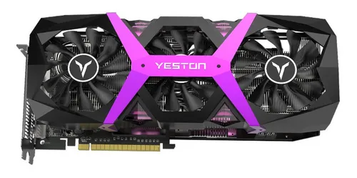 Placa de video AMD Yeston Radeon RX 500 Series RX 580 RX580 8G D5