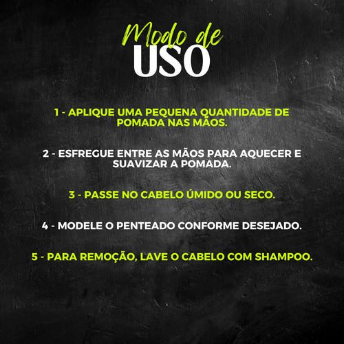 Pomada Black 150g Escurecedora Barba Cabelo Brilho Extra