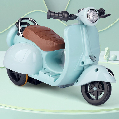 Motorcycle Kids Juguete Interactivo Para Niños Regalos Azul