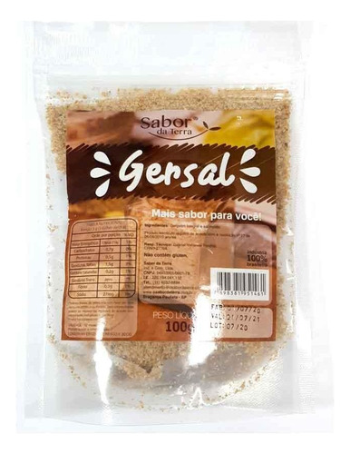 Gersal Sabor Da Terra 100g