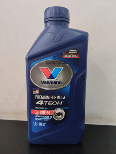 Aceite 20w50 Valvoline 4t Para Motos