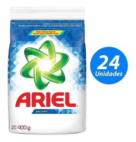 Detergente Ariel Polvo 24x400gr / Superstore