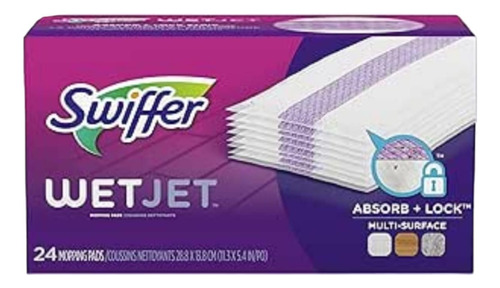 Swiffer Wetjet Repuestos Almohadillas Secas 24 Piezas.