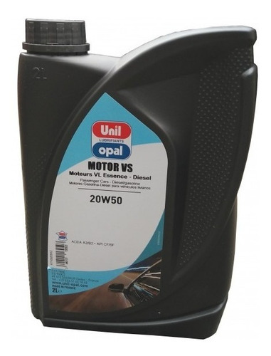 Imagen 1 de 2 de Aceite Mineral 20w50 Unil Opal Bidon De 1 Litro Frances