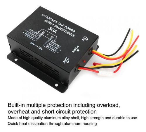 . Convertidor Dc-dc De 24v A 12v, Reductor De Voltaje De