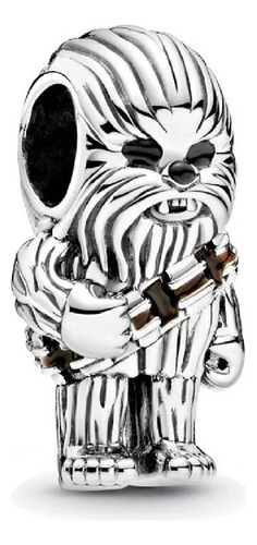 Charm Chewbacca Star Wars En Plata 925 Silver Heart