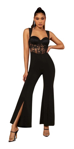 Entero Jumpsuit Mono Fiesta Encaje El 101