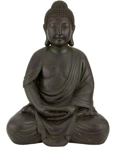Muebles Orientales Estatua De Buda De 2 1/4 Pies De Altura