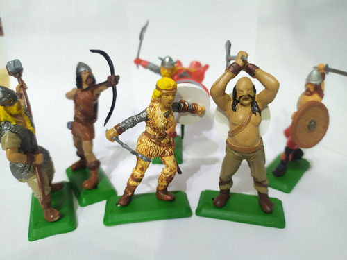 6 Figuras Soldados Vikingos Soldaditos De Juguete La Plata