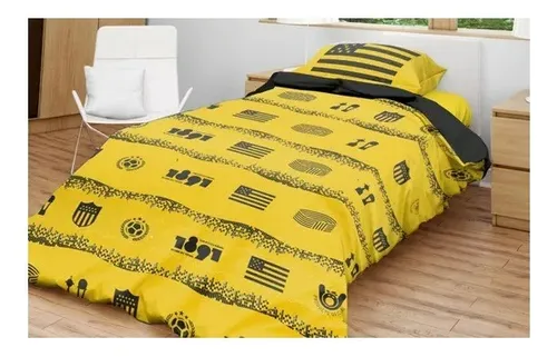 comprar Cubrecama Capitoneado 1 Plaza King Peñarol Color Peñarol 2
