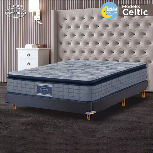 Imagen 8 de 8 de América Celtic Colchón Individual Ortopédico De Suave Espuma