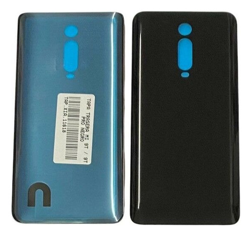 Tapa Carcasa Trasera Para Xiaomi Mi 9t / 9t Pro Negra Negro Liso