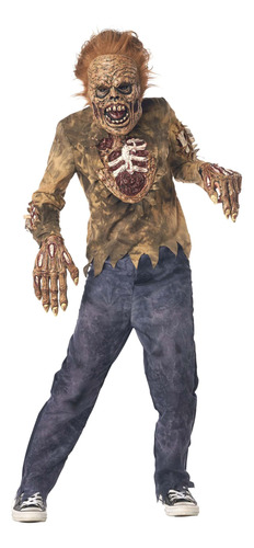 Disfraz Divertido De The Stalking Dead Zombie Para Niños, Ta