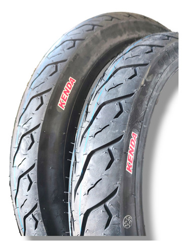 Pneu Kenda Thorax 80/100-18 + 90/90-18 Traseiro P 51