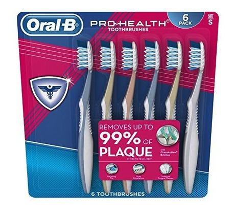 Oral-b Pro Salud Todo En Uno Cepillos De Dientes Suaves, 6 C