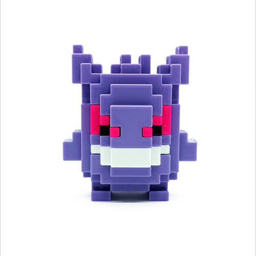 Figura Pokemon Gengar Voxcel Impreso 3d