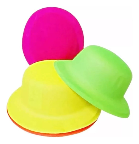 Combo De Gorros Bombin Fluor Por 24 Unidades