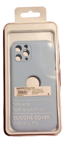 Funda Silicon Colores Serie Para Iphone De Uso Rudo Azul Claro Iphone 11 Pro S/l