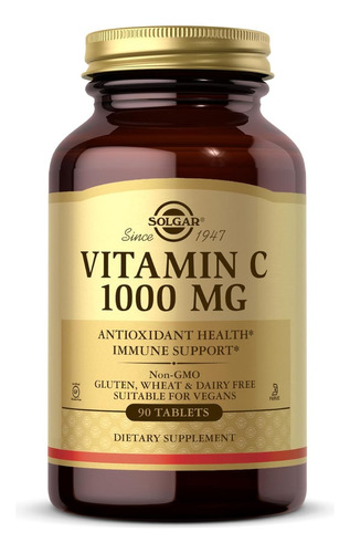 Vitamina C 1000 Mg Solgar 90 Tabletas