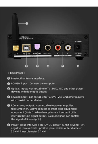 Dac Amp Fx Audio X6-mkii 24 Bits 192 Khz C/ Bluetooth Aptx